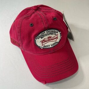 NASCAR Kasey Kahne Budweiser Chase Authentics Distressed Hat NWT Y2K Racing